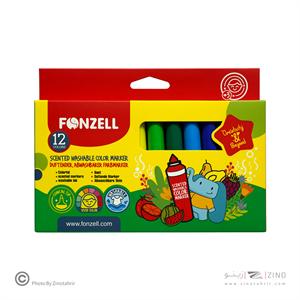 ماژیک نقاشی12رنگ(قابل شستشو)فونزل کد685001یا کد463001